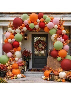 Double Stuffed Fall Balloon Arch Kit